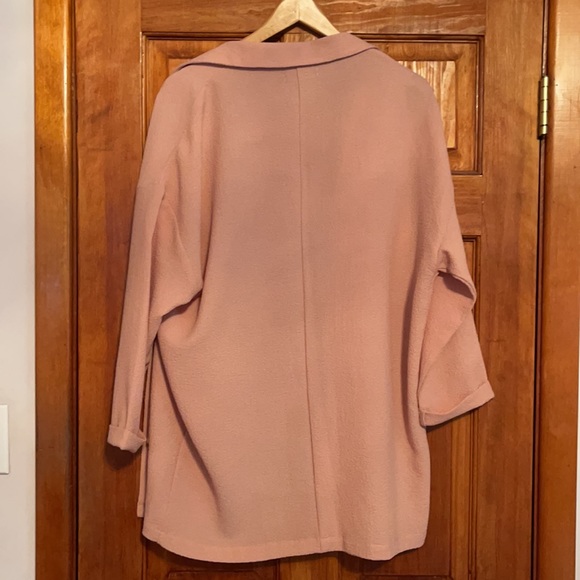 Missguided Pink Duster Blazer - Picture 2 of 4